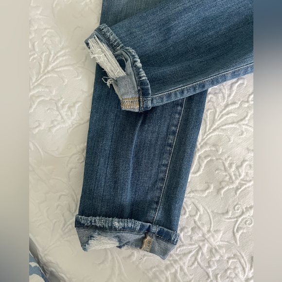 Joe’s Jeans Size 32 High Waisted Skinny Ankle Jeans with cuff.  Distressed. - Picture 2 of 5